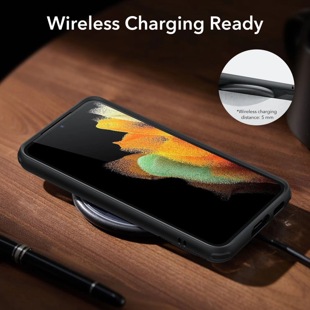 Samsung Galaxy S23 Plus skal svart ESR AIR SHIELD BOOST