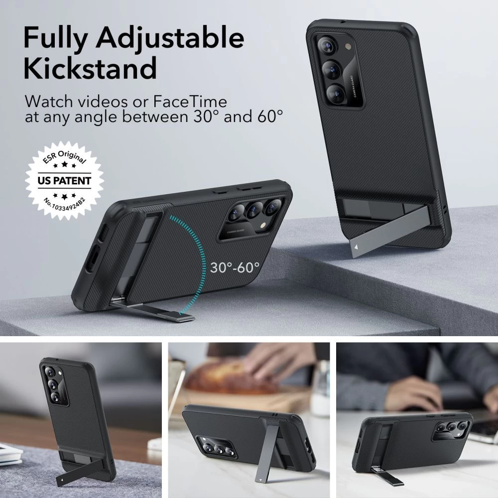 Samsung Galaxy S23 Plus skal svart ESR AIR SHIELD BOOST