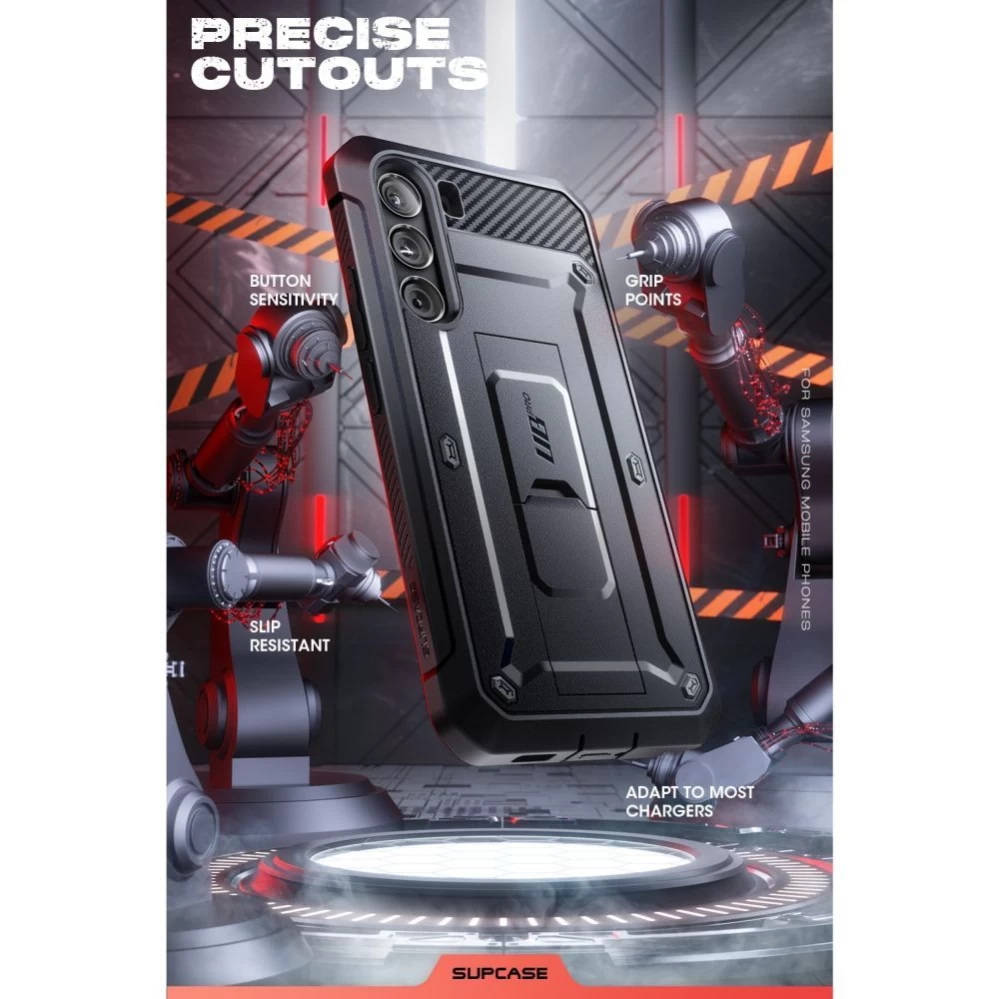 Samsung Galaxy S23 Plus case black SUPCASE UNICORN BEETLE PRO