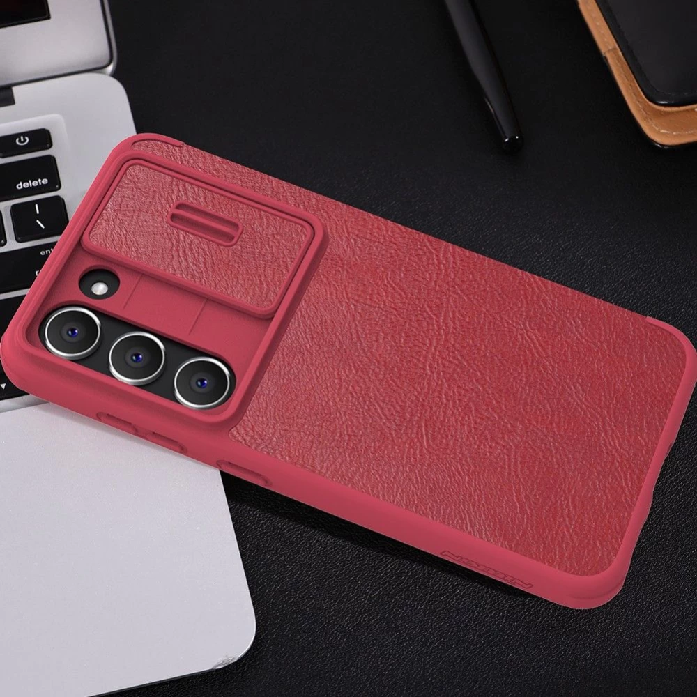 Samsung Galaxy S23 Plus case black NILLKIN QIN PRO LEATHER