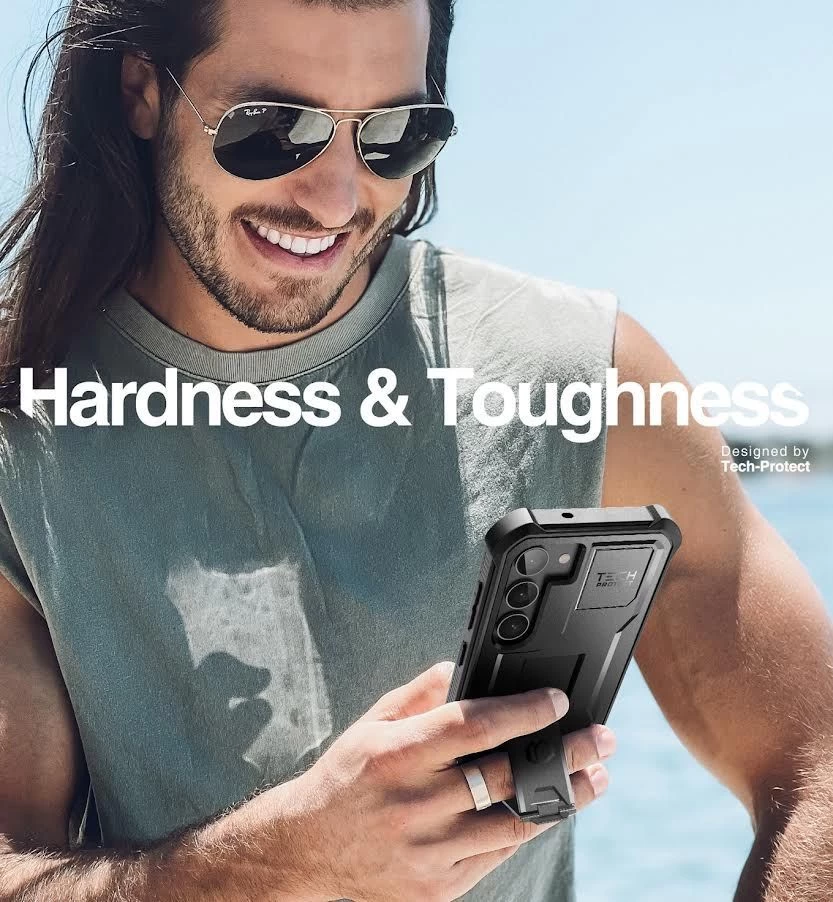 Samsung Galaxy S23 Plus case black TECH-PROTECT KEVLAR PRO