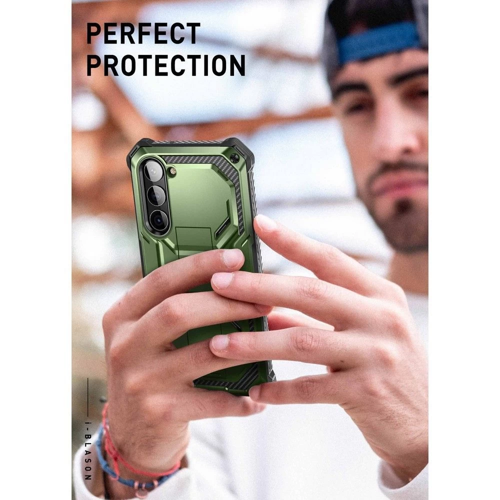 Samsung Galaxy S23 Plus case green SUPCASE IBLSN ARMORBOX 2-SET