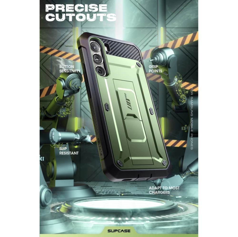 Samsung Galaxy S23 Plus case green SUPCASE UNICORN BEETLE PRO
