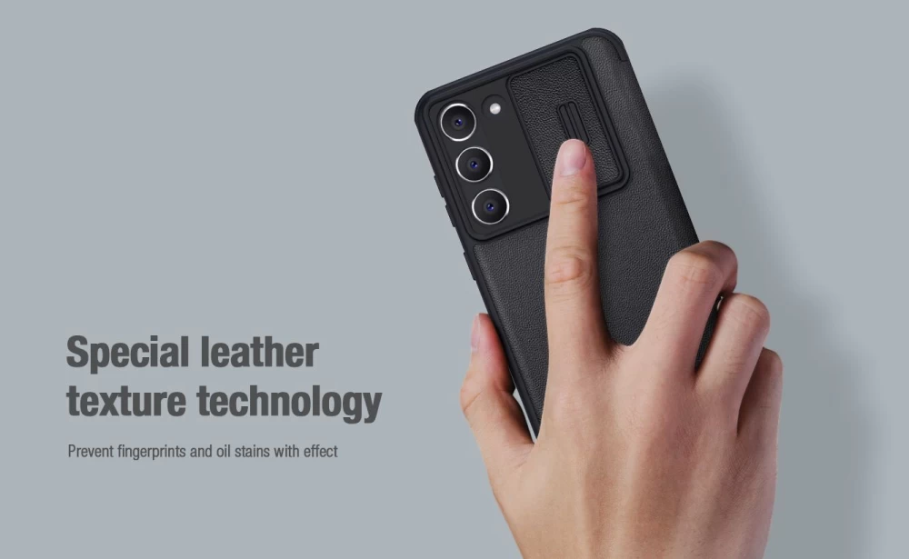 Samsung Galaxy S23 Plus case green NILLKIN QIN PRO LEATHER (PLAIN)