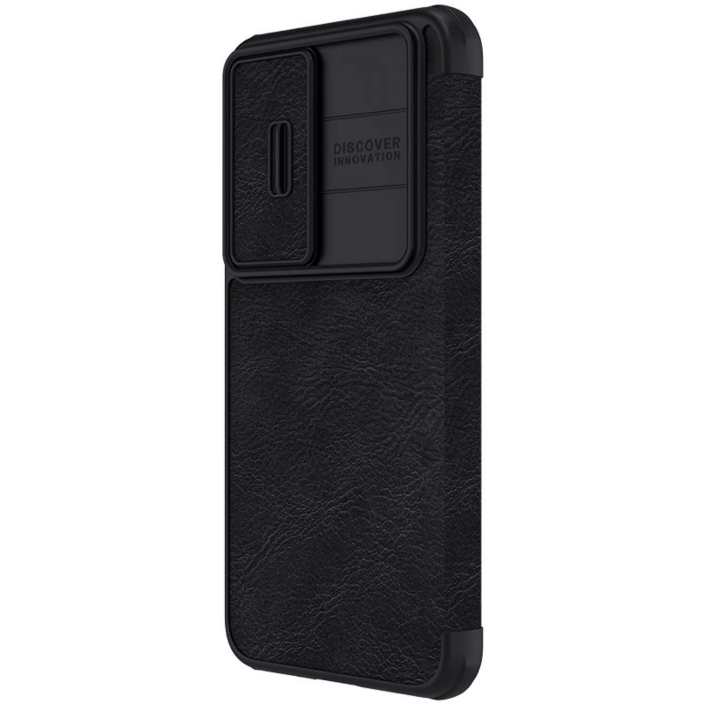 Samsung Galaxy S23 Plus case black NILLKIN QIN PRO LEATHER