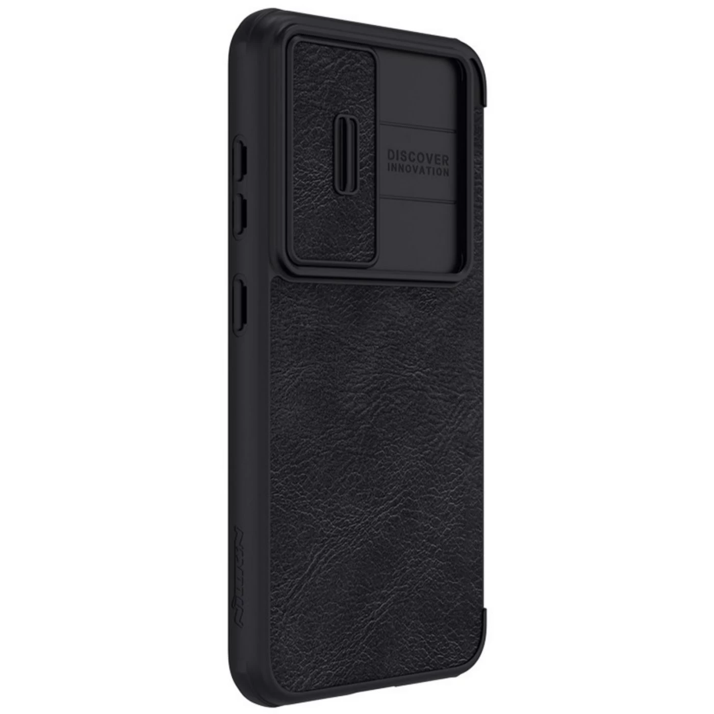 Samsung Galaxy S23 Plus case black NILLKIN QIN PRO LEATHER