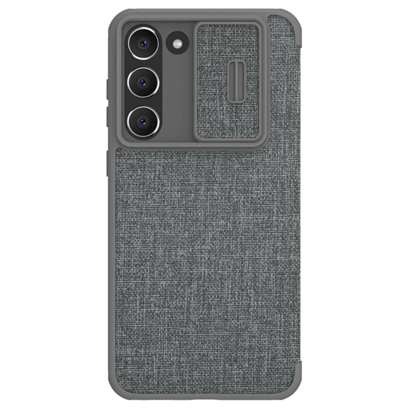 Samsung Galaxy S23 Plus case gray NILLKIN QIN PRO LEATHER (CLOTH)