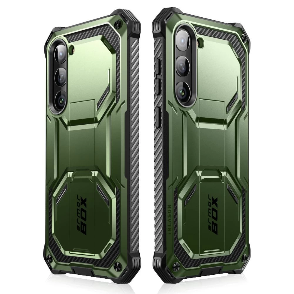 Samsung Galaxy S23 Plus case green SUPCASE IBLSN ARMORBOX 2-SET