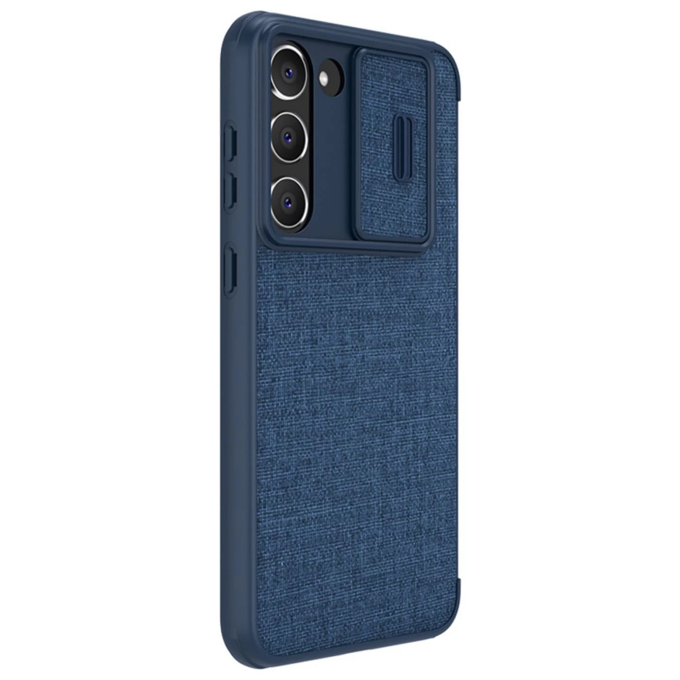 Samsung Galaxy S23 Plus case blue NILLKIN QIN PRO LEATHER (CLOTH)