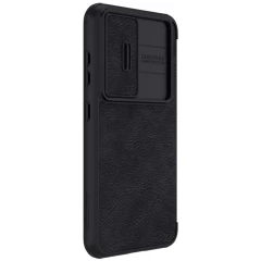 Samsung Galaxy S23 Plus case black NILLKIN QIN PRO LEATHER
