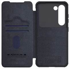 Samsung Galaxy S23 Plus case black NILLKIN QIN PRO LEATHER