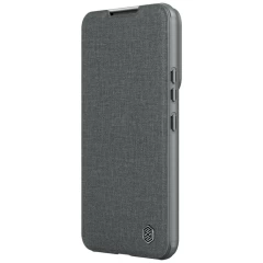 Samsung Galaxy S23 Plus case gray NILLKIN QIN PRO LEATHER (CLOTH)