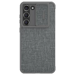 Samsung Galaxy S23 Plus case gray NILLKIN QIN PRO LEATHER (CLOTH)