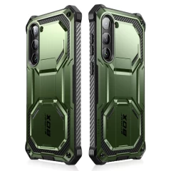 Samsung Galaxy S23 Plus case green SUPCASE IBLSN ARMORBOX 2-SET