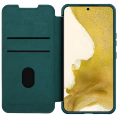 Samsung Galaxy S23 Plus case green NILLKIN QIN PRO LEATHER (PLAIN)