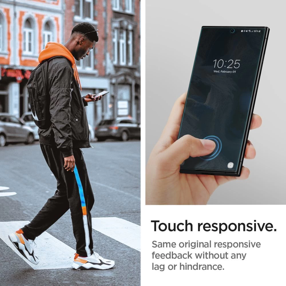 Samsung Galaxy S23 Ultra aizsargstikls  SPIGEN NEO FLEX 2-PACK ULTRA