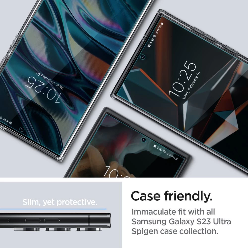 Samsung Galaxy S23 Ultra aizsargstikls  SPIGEN NEO FLEX 2-PACK ULTRA