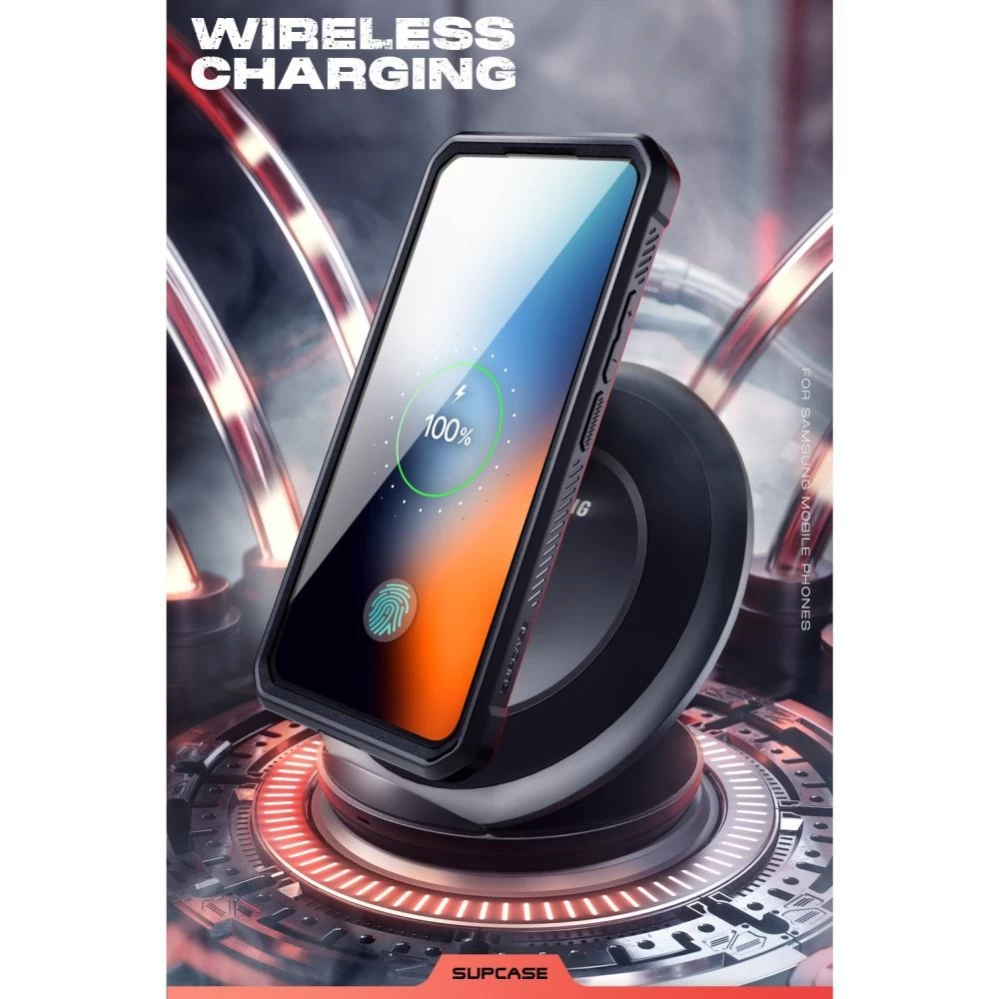 Samsung Galaxy S23 Ultra vāciņš melns SUPCASE UNICORN BEETLE PRO 2-SET