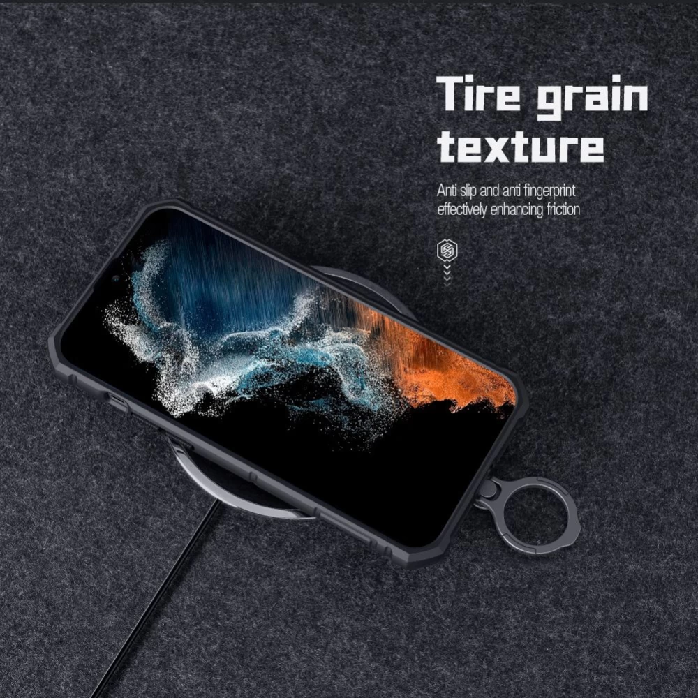 Samsung Galaxy S23 Ultra vāciņš zils NILLKIN CAMSHIELD ARMOR PRO