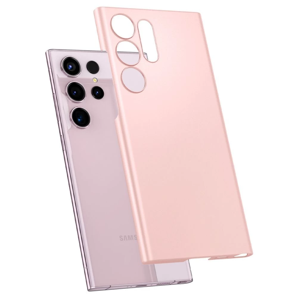 Samsung Galaxy S23 Ultra vāciņš rozā SPIGEN AIRSKIN