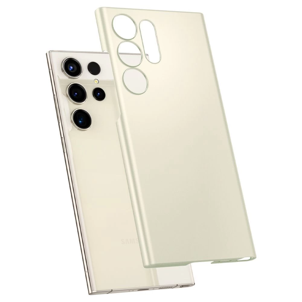 Samsung Galaxy S23 Ultra vāciņš ziloņkaula balts SPIGEN AIRSKIN