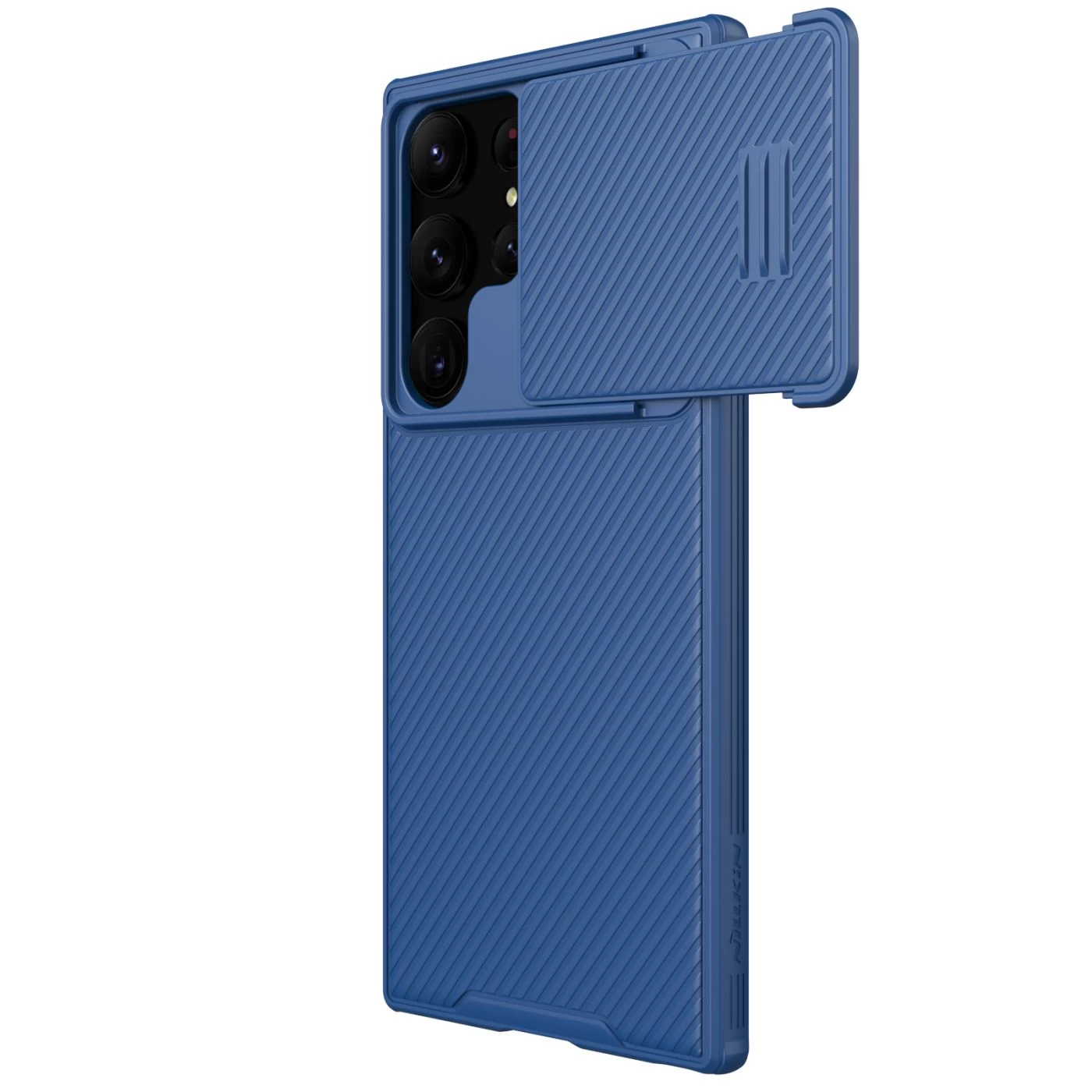 Samsung Galaxy S23 Ultra vāciņš zils NILLKIN CAMSHIELD S
