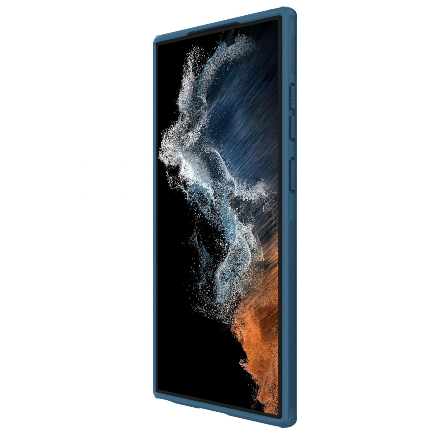 Samsung Galaxy S23 Ultra vāciņš zils NILLKIN SUPER FROSTED SHIELD PRO