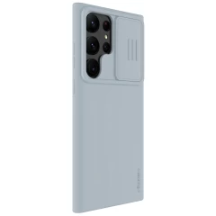 Samsung Galaxy S23 Ultra vāciņš pelēks NILLKIN CAMSHIELD SILKY SILICONE