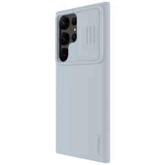 Samsung Galaxy S23 Ultra vāciņš pelēks NILLKIN CAMSHIELD SILKY SILICONE
