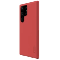 Samsung Galaxy S23 Ultra vāciņš sarkans NILLKIN SUPER FROSTED SHIELD PRO