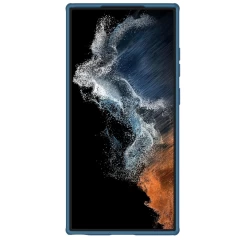 Samsung Galaxy S23 Ultra vāciņš zils NILLKIN SUPER FROSTED SHIELD PRO