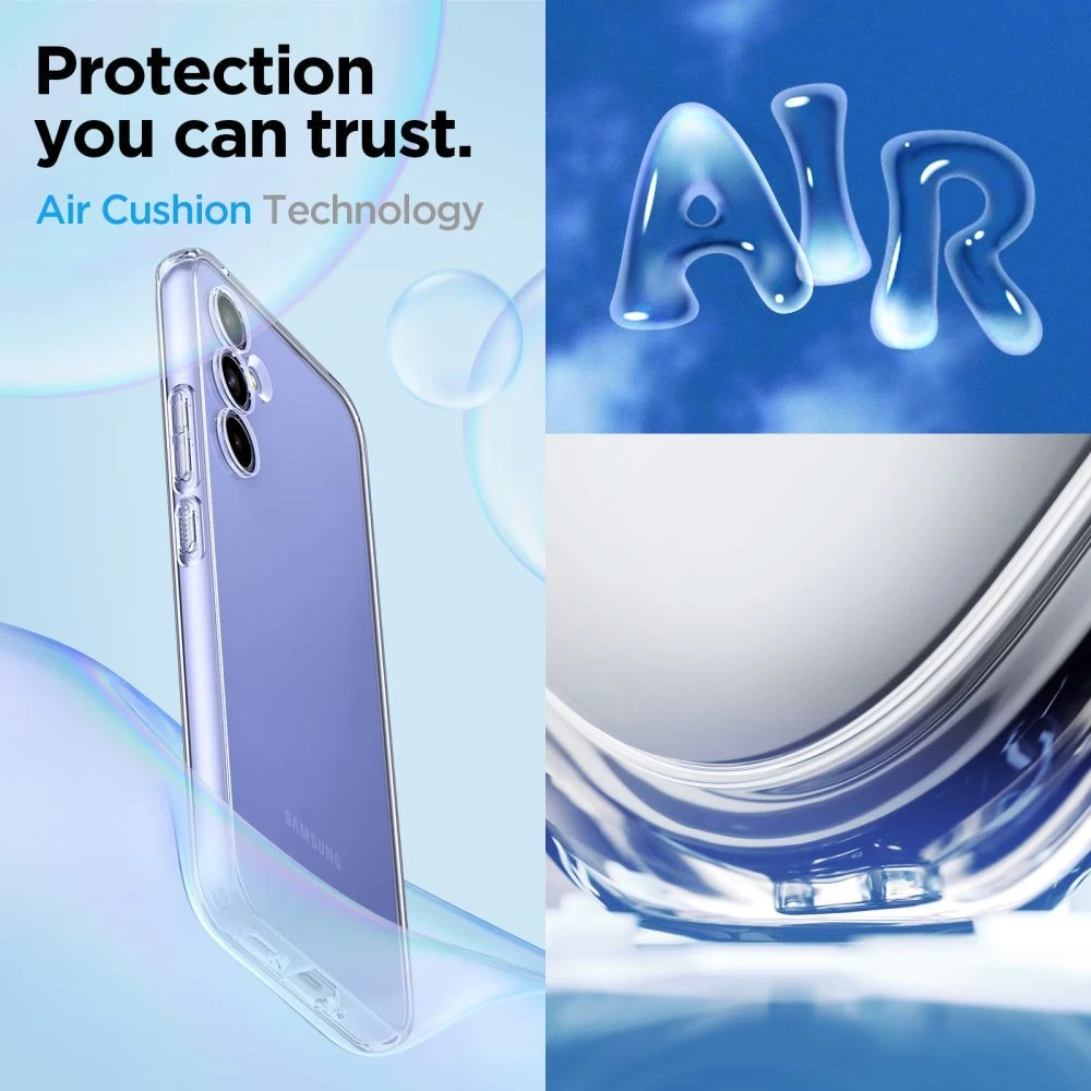 Samsung Galaxy A54 5G ümbris läbipaistev SPIGEN LIQUID CRYSTAL