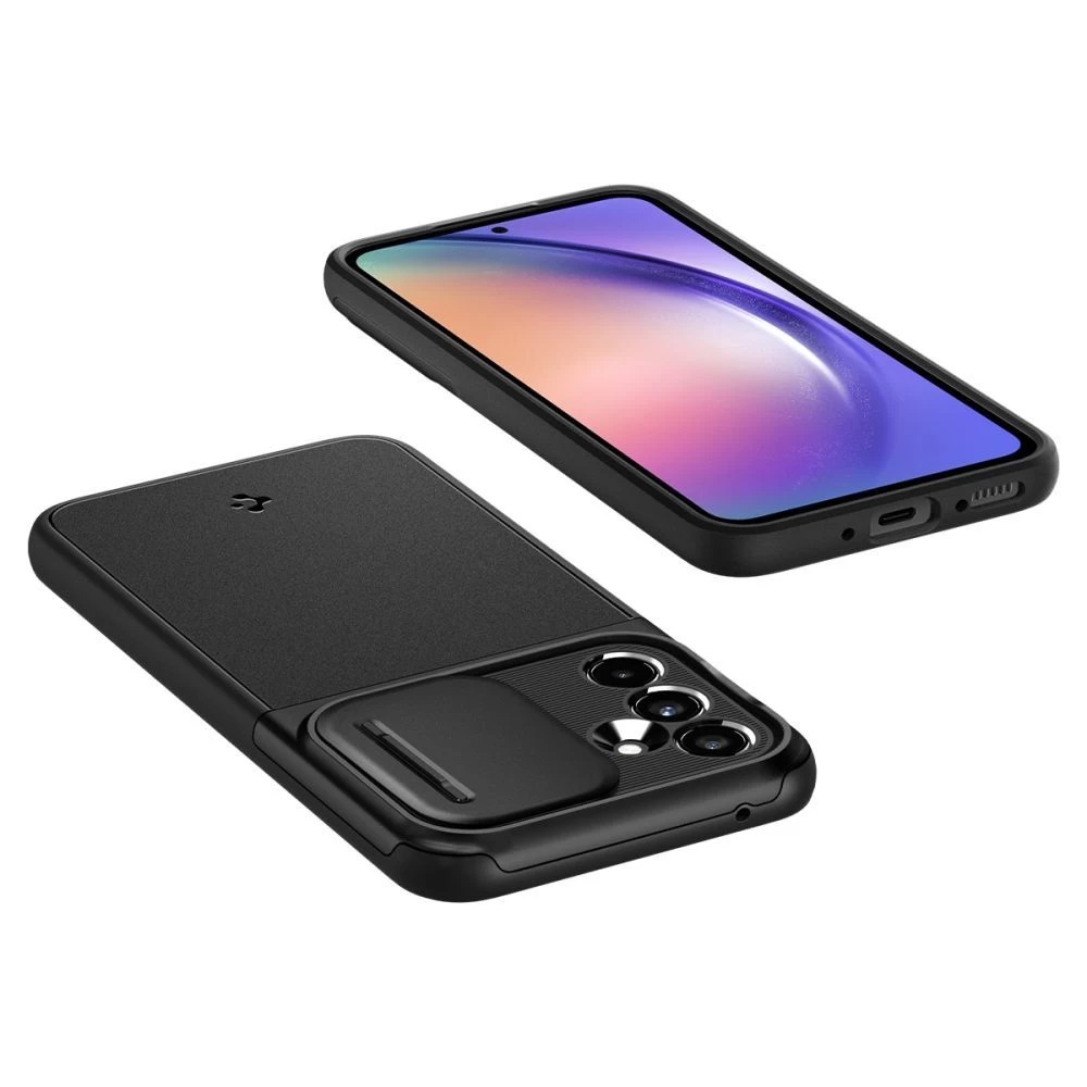 Samsung Galaxy A54 5G suojakuori musta SPIGEN OPTIK ARMOR