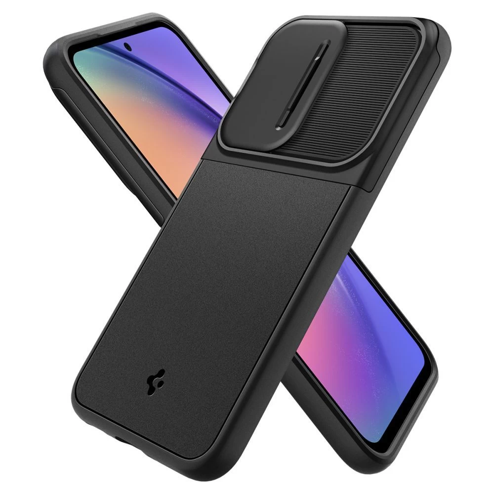 Samsung Galaxy A54 5G suojakuori musta SPIGEN OPTIK ARMOR