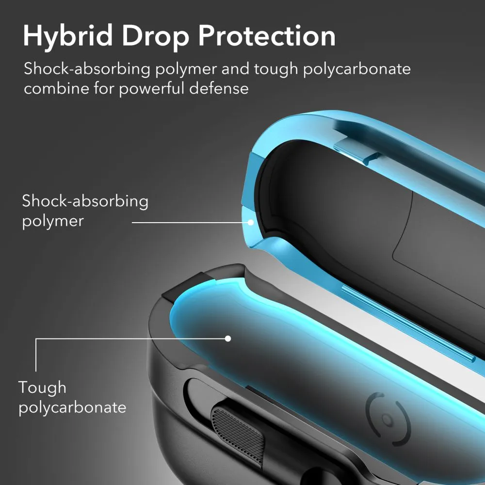 Apple AirPods Pro 2 suojakuori, suojakotelo musta ESR PULSE HALOLOCK MAGSAFE