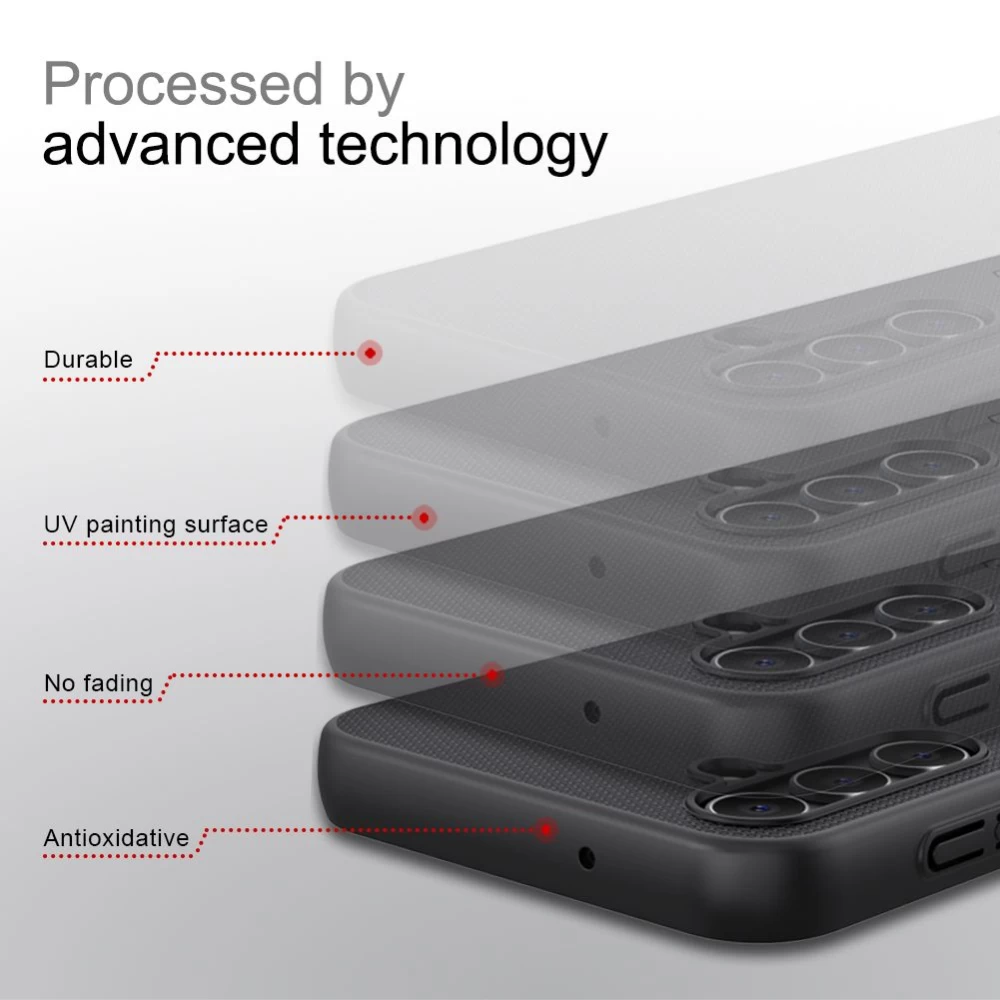 Samsung Galaxy A14 5G vāciņš balts NILLKIN SUPER FROSTED SHIELD