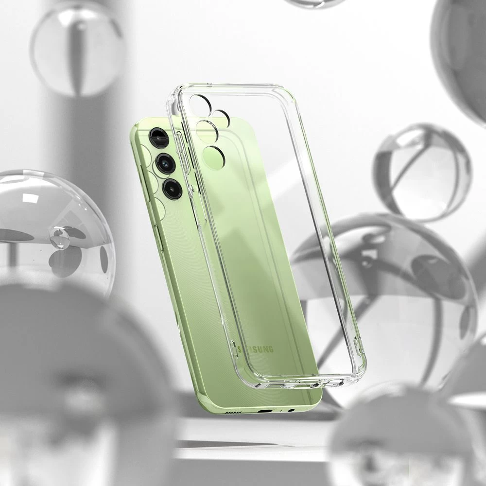 Samsung Galaxy A14 5G vāciņš caurspīdīgs RINGKE FUSION