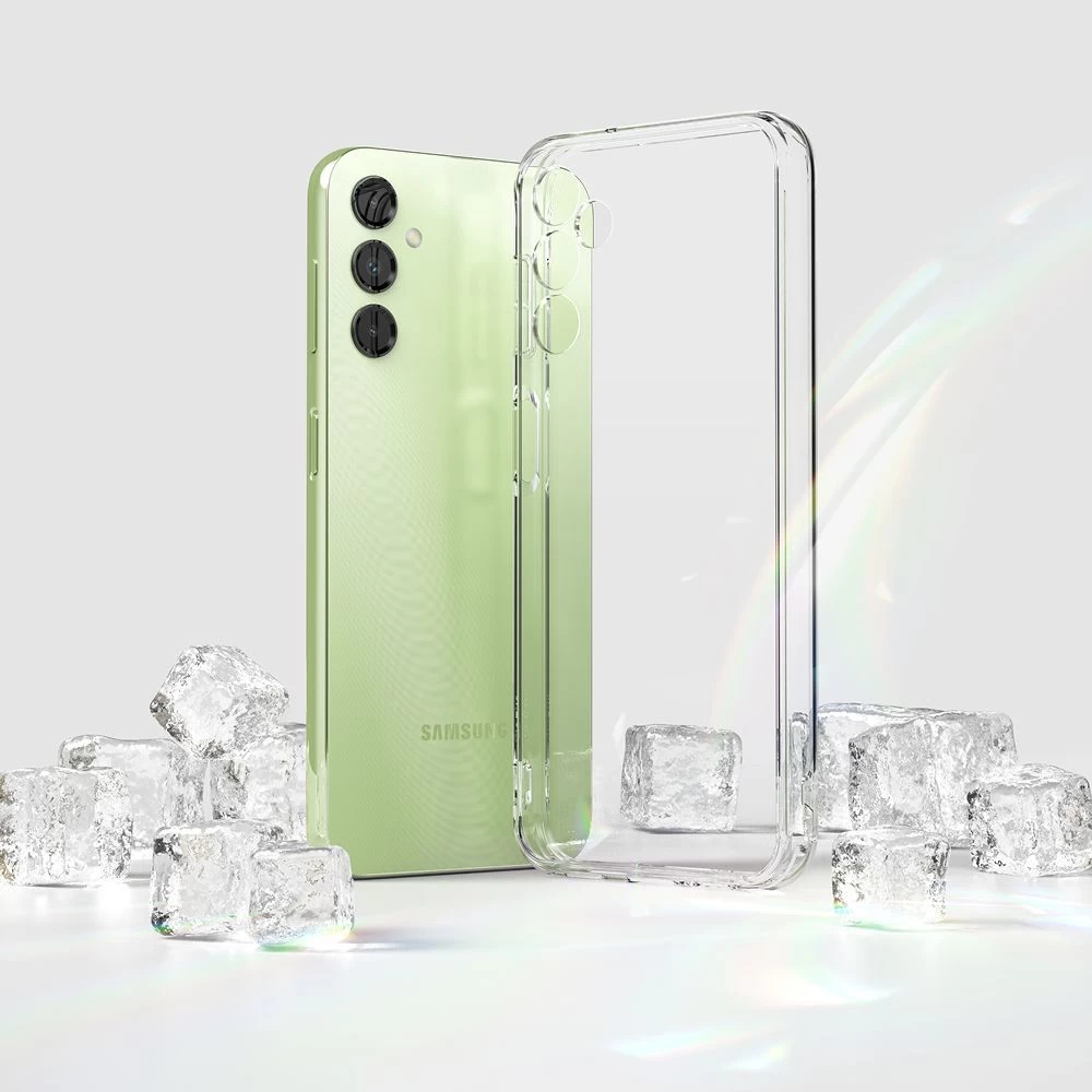 Samsung Galaxy A14 5G vāciņš caurspīdīgs RINGKE FUSION