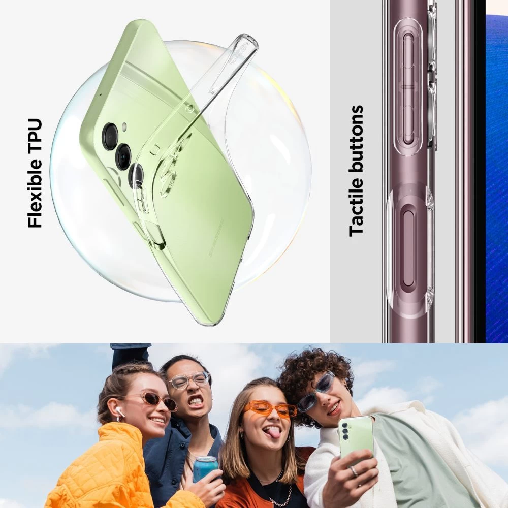 Samsung Galaxy A14 5G skal transparent SPIGEN LIQUID CRYSTAL
