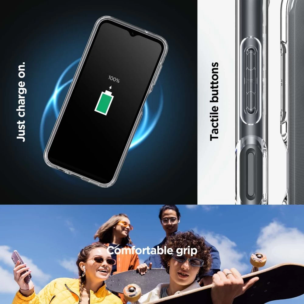 Samsung Galaxy A14 5G vāciņš caurspīdīgs SPIGEN ULTRA HYBRID
