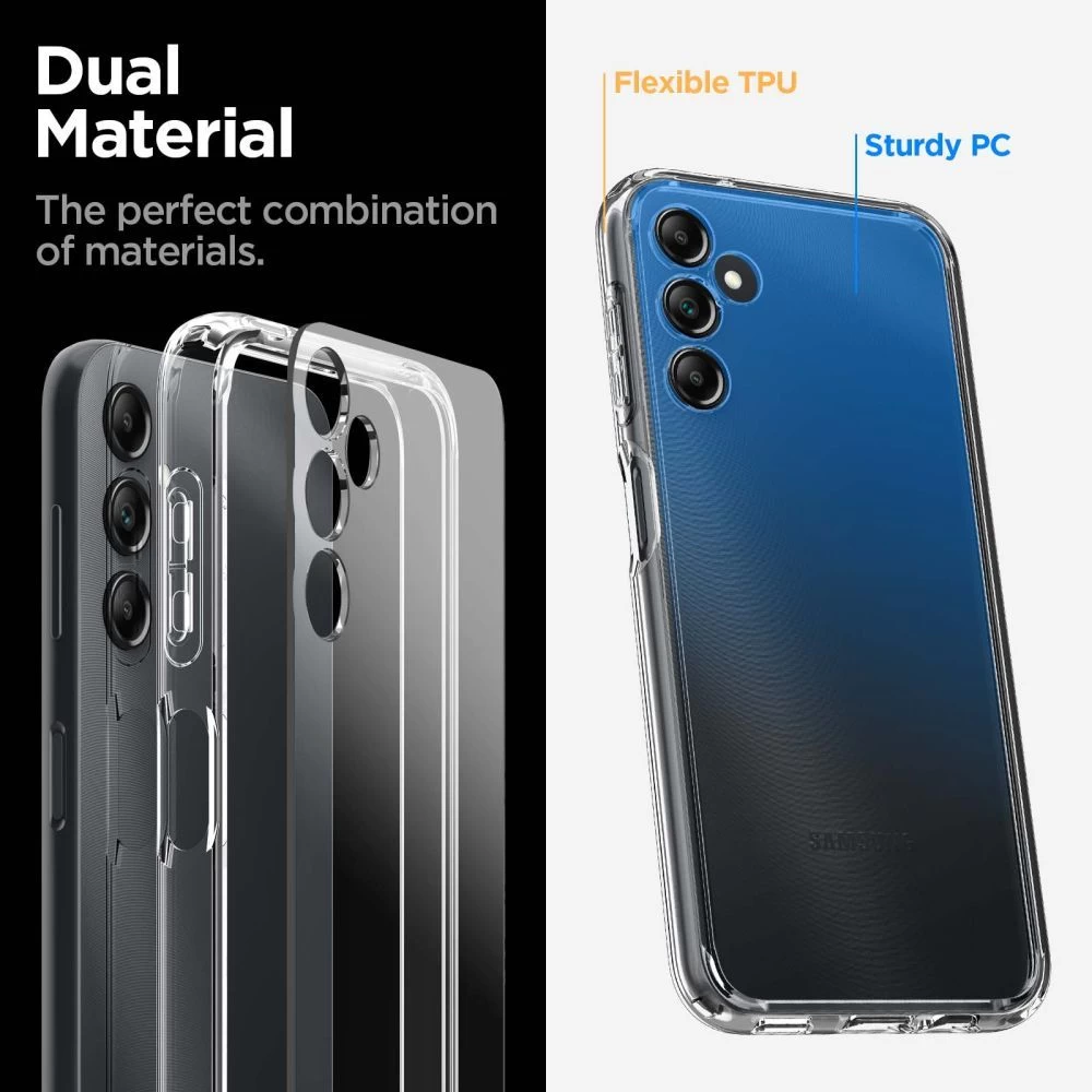 Samsung Galaxy A14 5G vāciņš caurspīdīgs SPIGEN ULTRA HYBRID