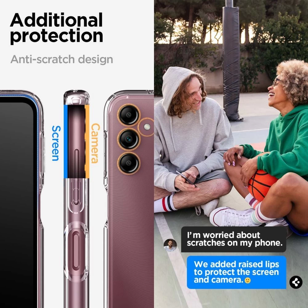 Samsung Galaxy A14 5G vāciņš caurspīdīgs SPIGEN ULTRA HYBRID
