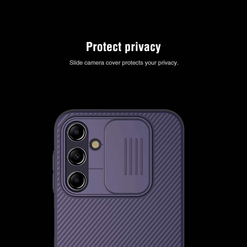 Samsung Galaxy A14 5G vāciņš melns NILLKIN CAMSHIELD
