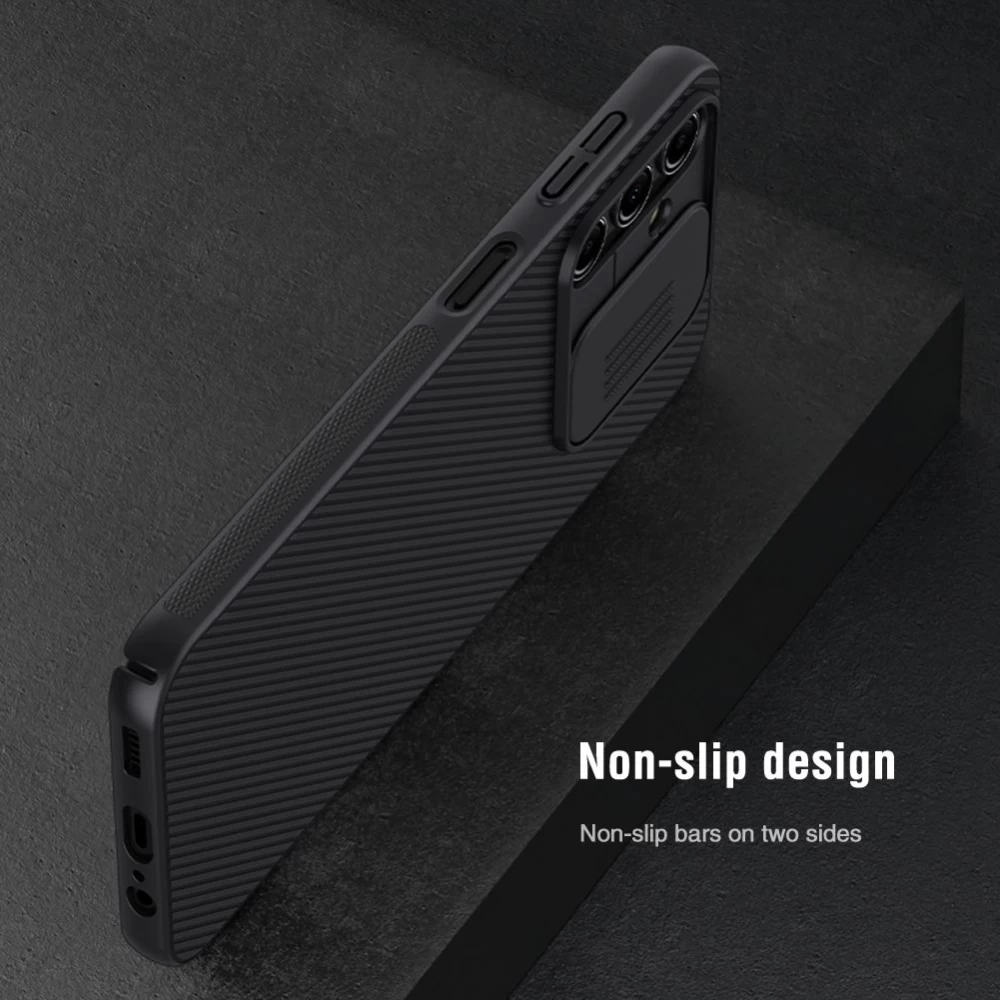 Samsung Galaxy A14 5G vāciņš melns NILLKIN CAMSHIELD