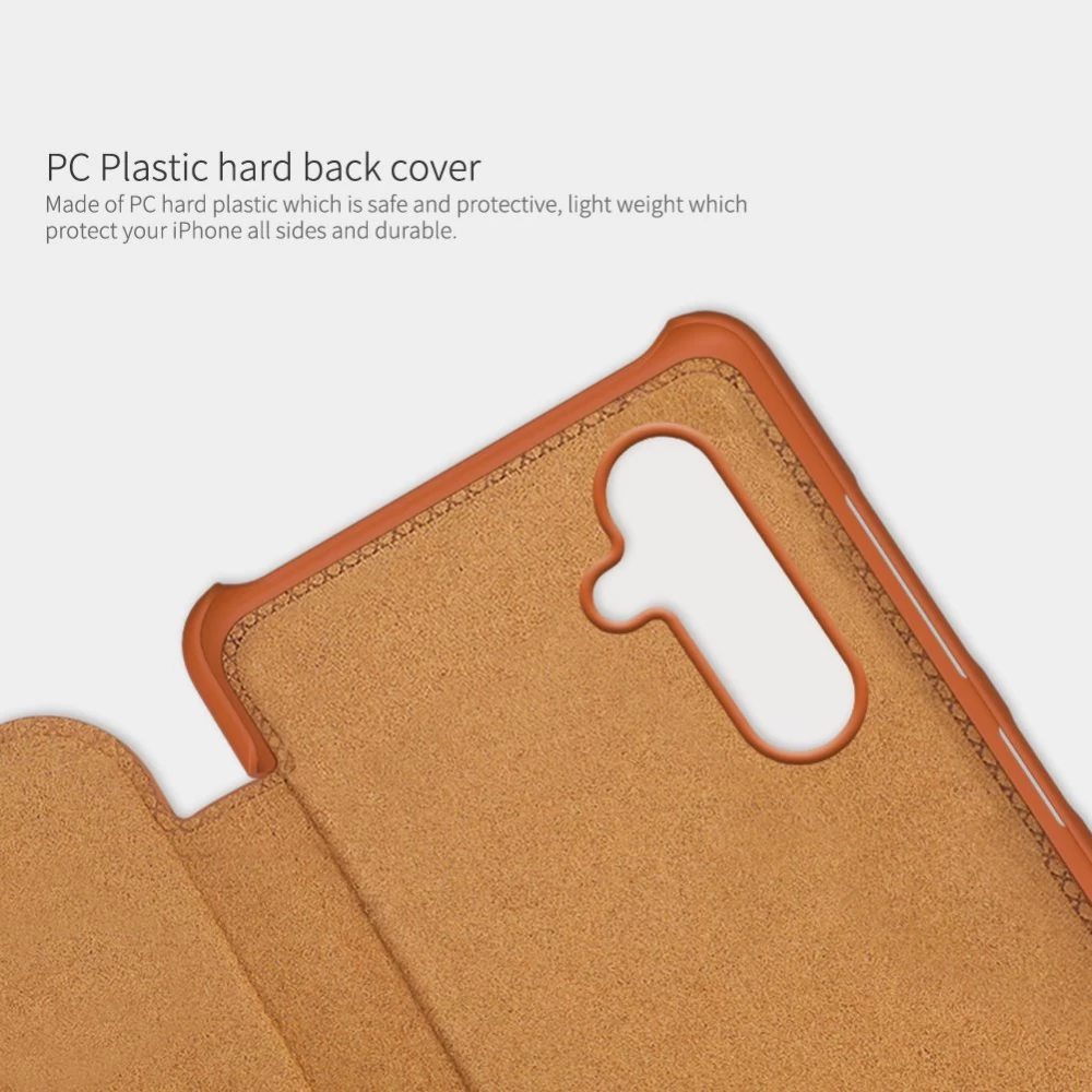 Samsung Galaxy A14 5G maciņš melns NILLKIN QIN LEATHER
