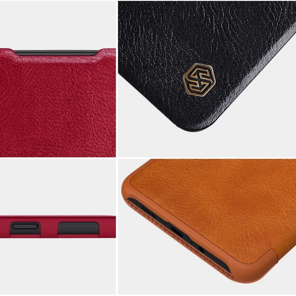 Samsung Galaxy A14 5G maciņš melns NILLKIN QIN LEATHER