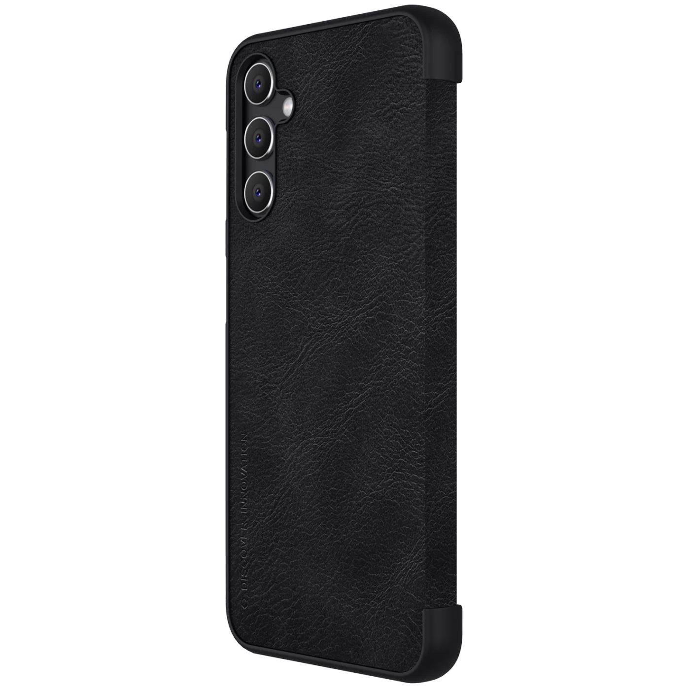 Samsung Galaxy A14 5G maciņš melns NILLKIN QIN LEATHER