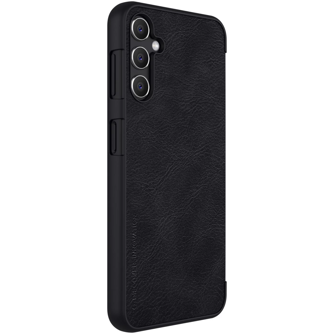 Samsung Galaxy A14 5G maciņš melns NILLKIN QIN LEATHER