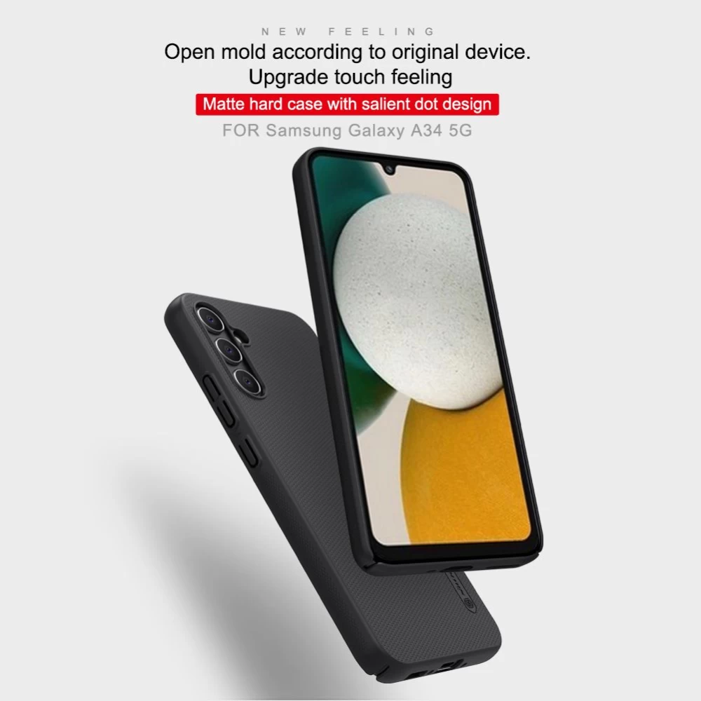 Samsung Galaxy A34 5G vāciņš balts NILLKIN SUPER FROSTED SHIELD