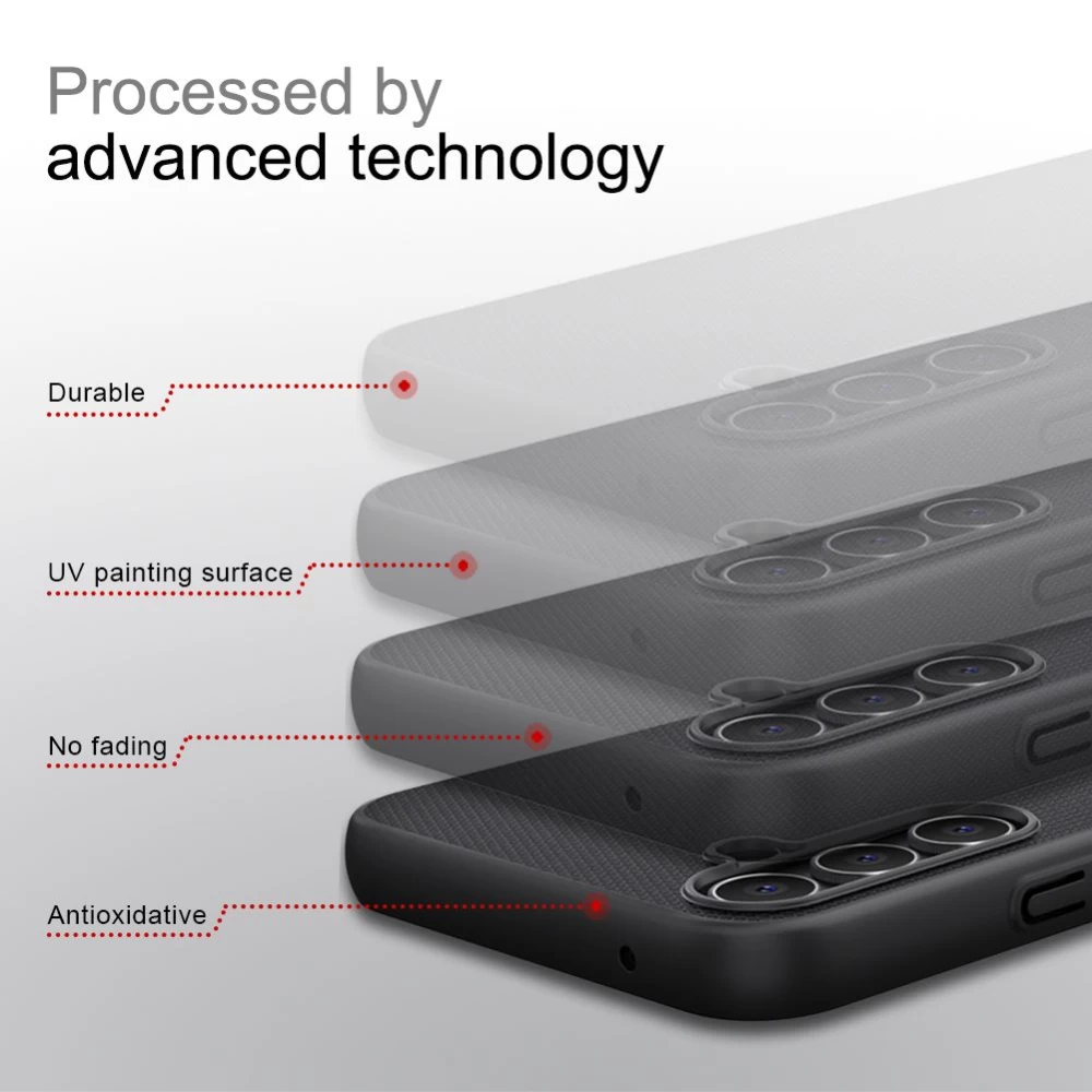 Samsung Galaxy A34 5G vāciņš balts NILLKIN SUPER FROSTED SHIELD